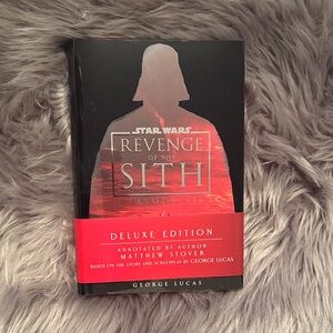 Star Wars Revenge of the Sith hardcover Deluxe Edition Book by Matthew Stover